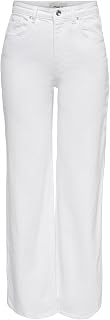 ONLY ONLJUICY Women's Wide Leg Jeans High Waist Wide Leg Cut Jeans