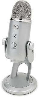 Blue Yeti USB Microphone, Silver (Renewed)
