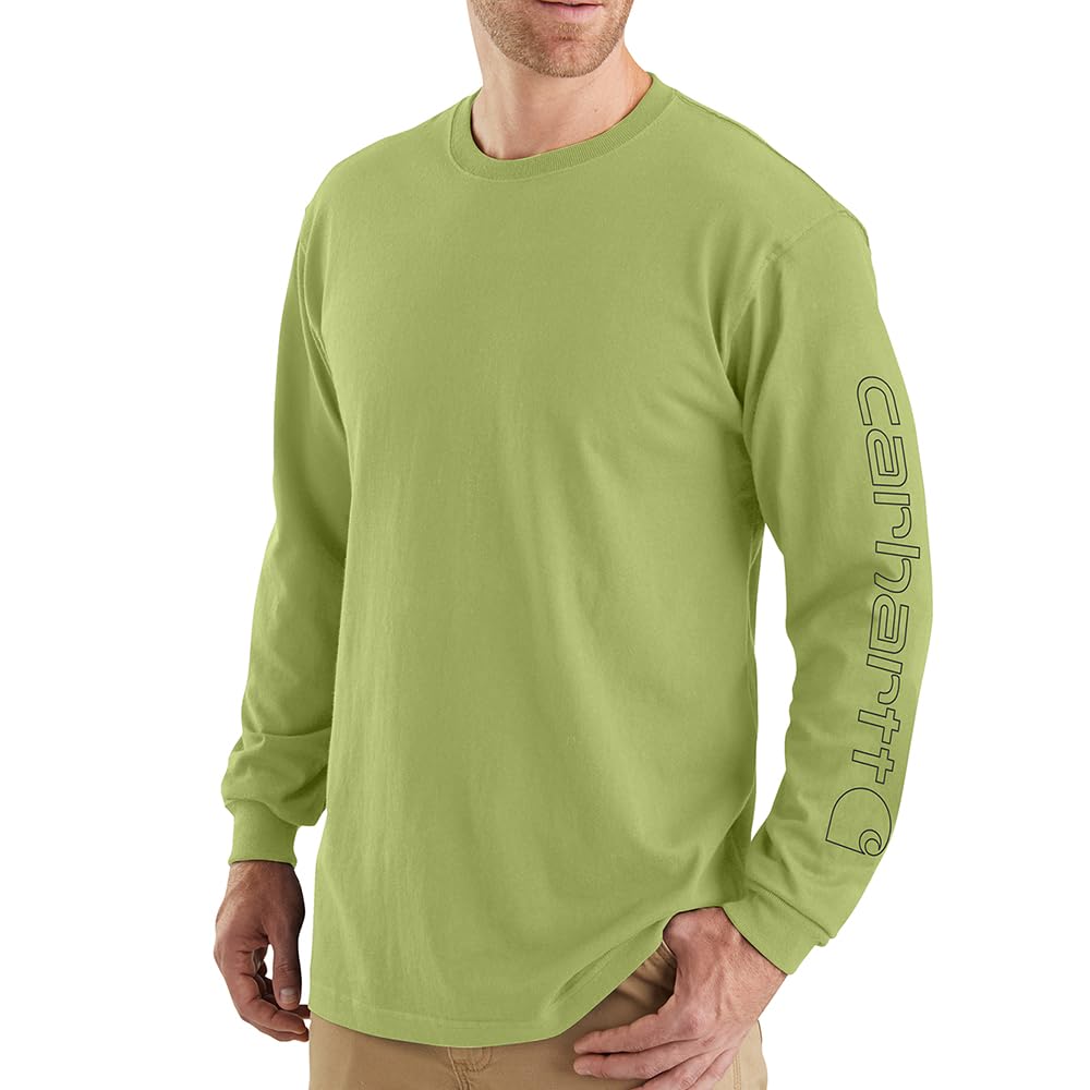 Carhartt Herren Signature Sleeve Logo Langarm T-Shirt T-Shirt (1er Pack)