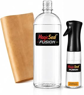 MagicSeal Fusion™ Starter Kit for DTF Transfers, Advanced DTF Finishing System with 500ml Fusion Spray, Mister Bottle &amp; Teflon Sheet, Helps Improve Wash Resistance, Wear Protection &amp; Hand Feel