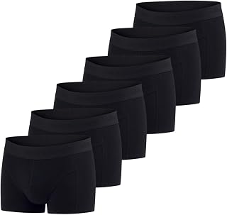 JACK & JONES - Men's Boxer Briefs 6 Pack Stretch Underwear Cotton Underwear Black Red Green Blue Grey S M L XL XXL 3XL