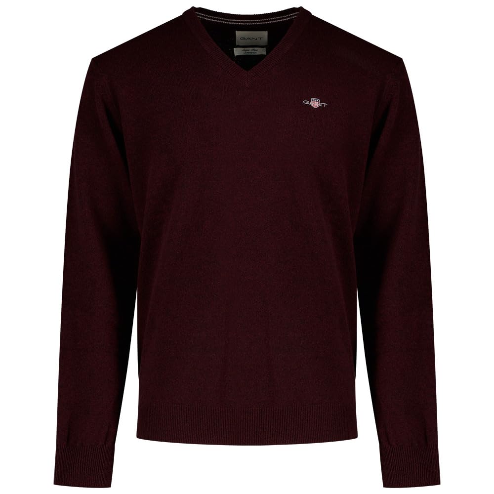 GANT Superfine Lambswool V-Neck Sweater Men's Sweatshirt
