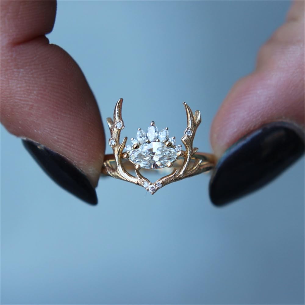 Beautiful Animal Shape Rings for Women Bright Cubic Zirconia Wedding Band Fancy 