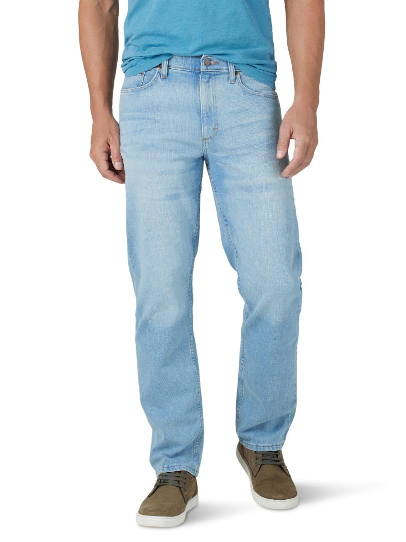 Wrangler Mens Comfort Flex Waist Relaxed Fit Jean