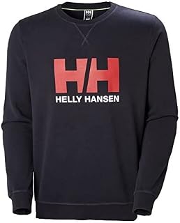 Helly Hansen Men's HH Logo Crew Sweat, Navy, S