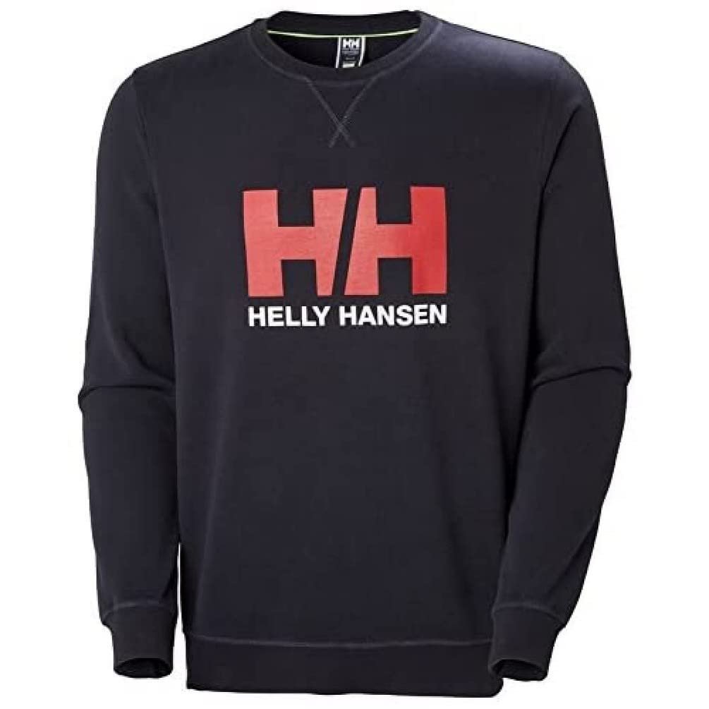 Helly Hansen Men's HH Logo Crew Sweat, Navy, S