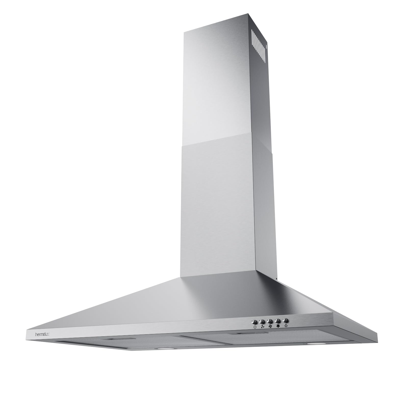 Hermitlux 30 Inch Wall Mount Range Hood, Stainless Steel Kitchen Vent Hoods | Du
