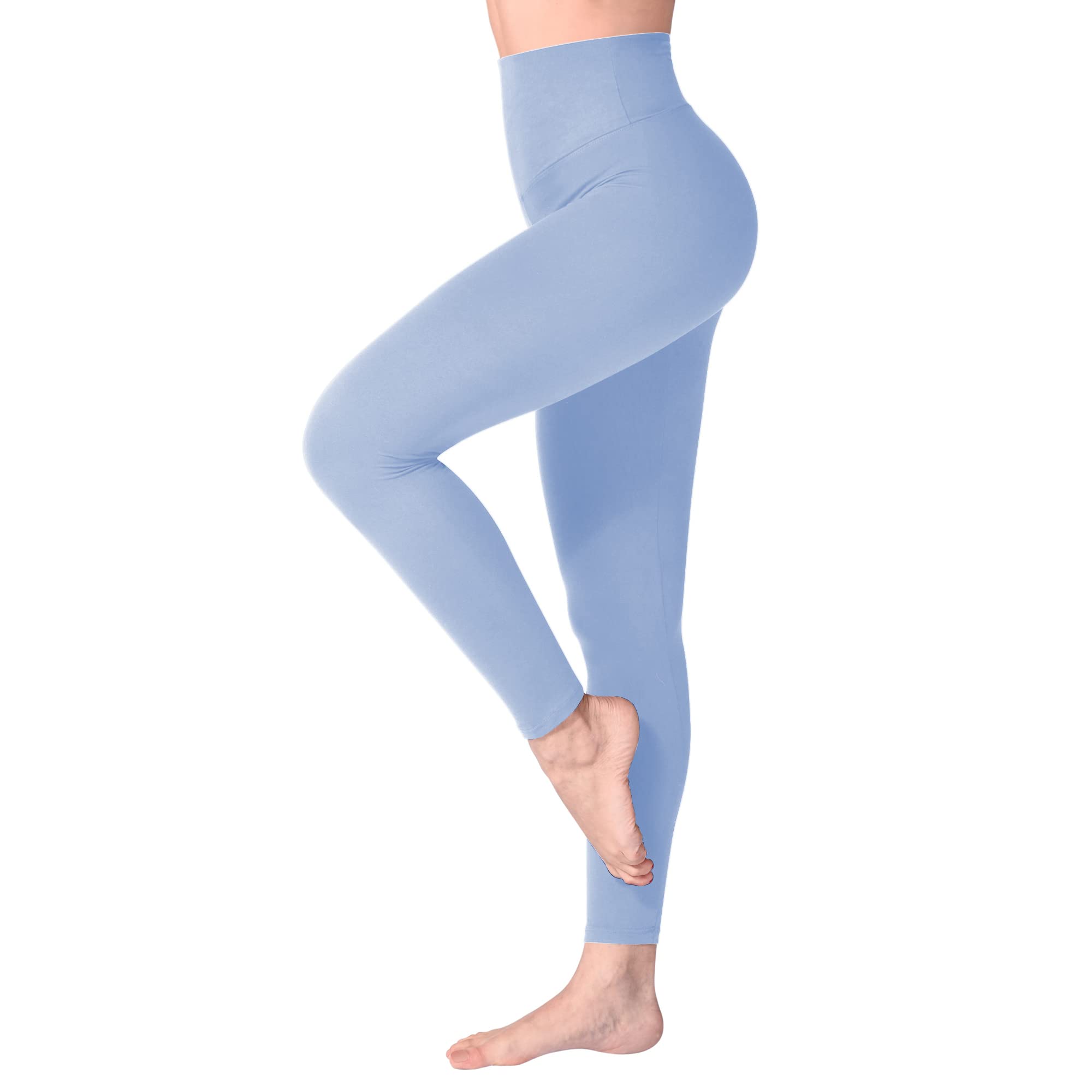 SINOPHANT Women's High Waist Sports Leggings, Opaque Tummy Control Leggings, Ela