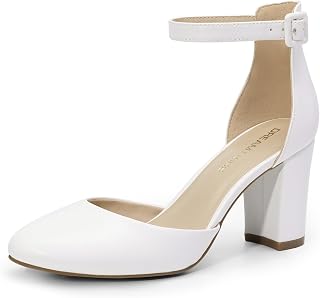 DREAM PAIRS Women's High Heel Pumps - Elegant Dress Shoes with Adjustable