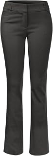 Design by Olivia Women's Relaxed Boot-Cut Stretch Office Pants Trousers Slacks