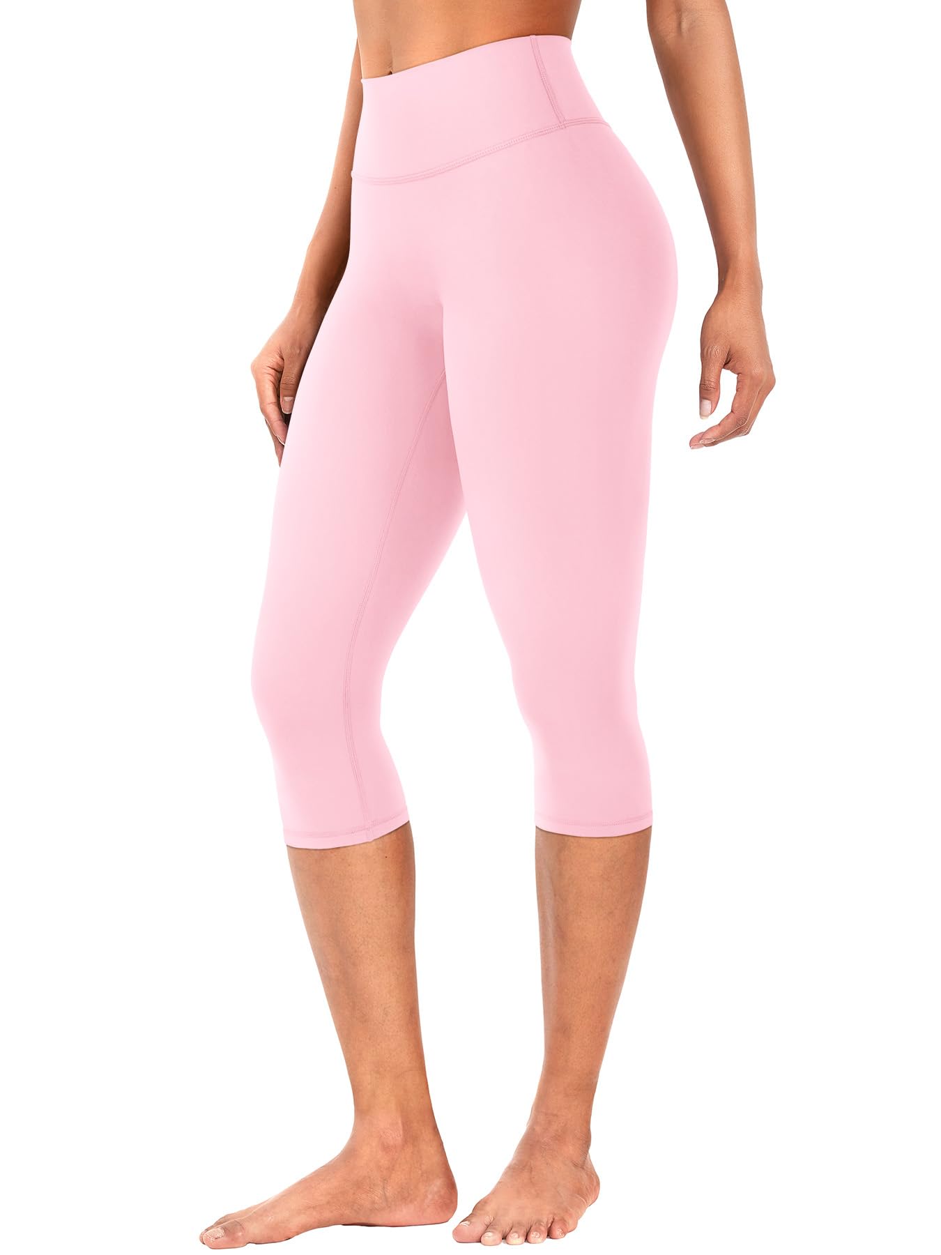 YEOREO Ease Womens Workout Capri Leggings Hidden Scrunch Gym Yoga Pants