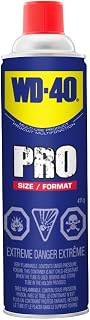 WD-40 Classic Multi-Use Product PRO Size 411g Aerosol | Drive Out Moisture, Inhibit Rust and Corrosion, lubricate, Penetrate Grease and Stickiness. Safe for use on most surfaces.