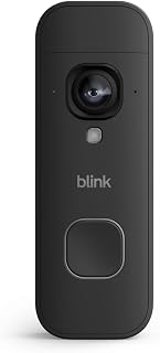 Blink Battery Doorbell 2K+ (newest gen) | Head-to-toe view | 2K video | Enhanced audio | IP65 | Long-lasting battery life | Easy setup | Required Sync Module not included – Add-On (Black)