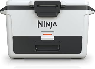 Ninja FB151WH FrostVault 50qt Hard Cooler with Dry Zone Cloud White (Renewed)