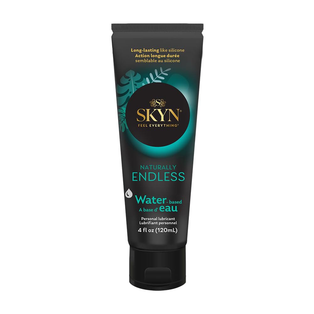 SKYN Naturally Endless Personal Lubricant – 4 oz – Water Based Lube for Men, Wom