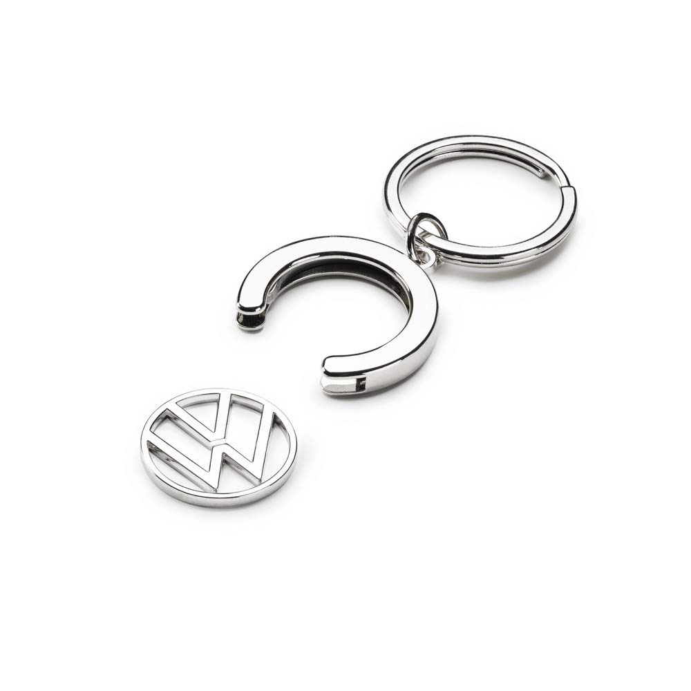 Volkswagen 000087010BT Key Ring Deposit Chip, Shopping Trolley Token, Keyring Pe