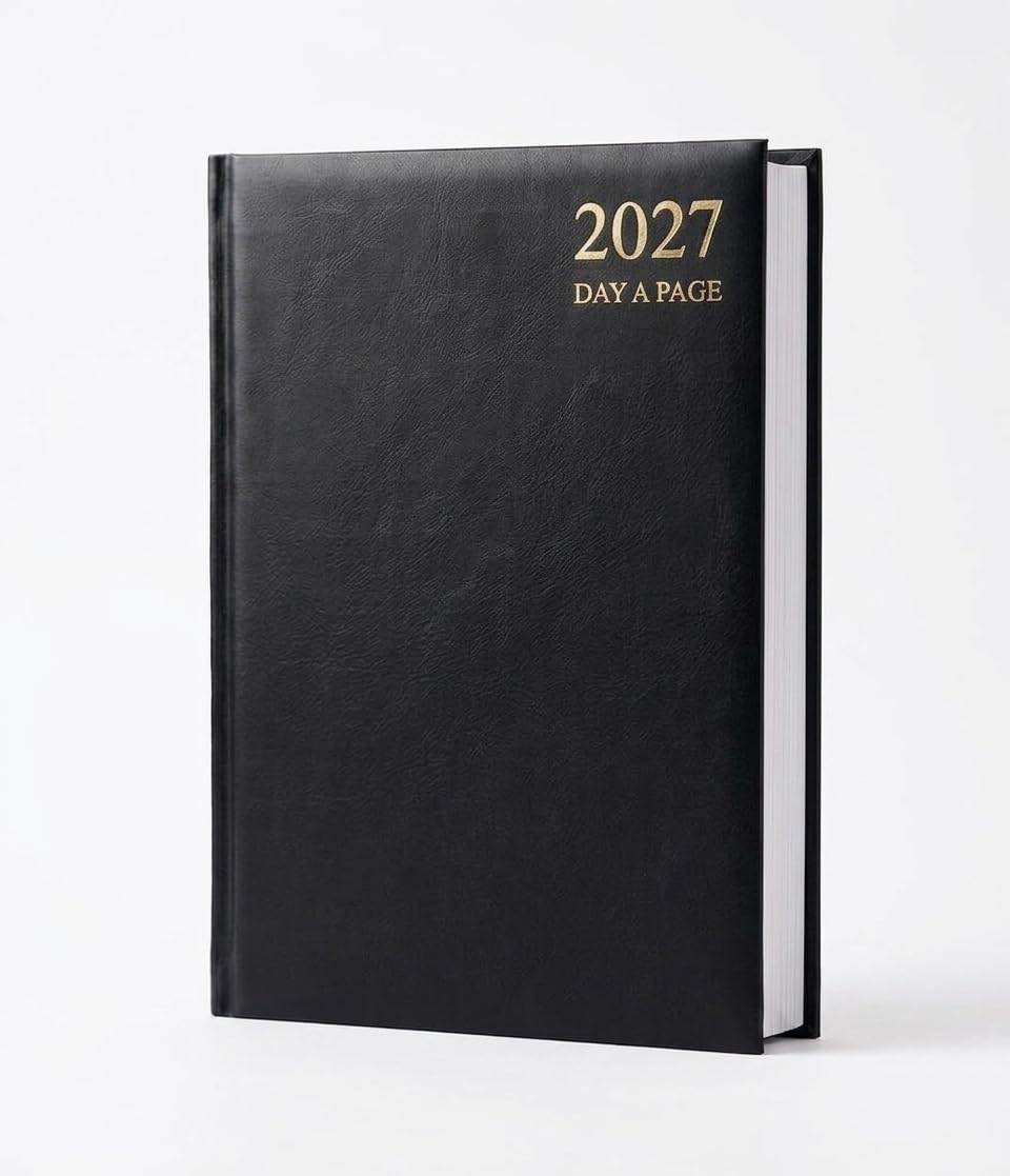 PaulStore 2027 Desk Diary A4 A5 A6 | 2027 Planner Week to View & Page a Day | Ha