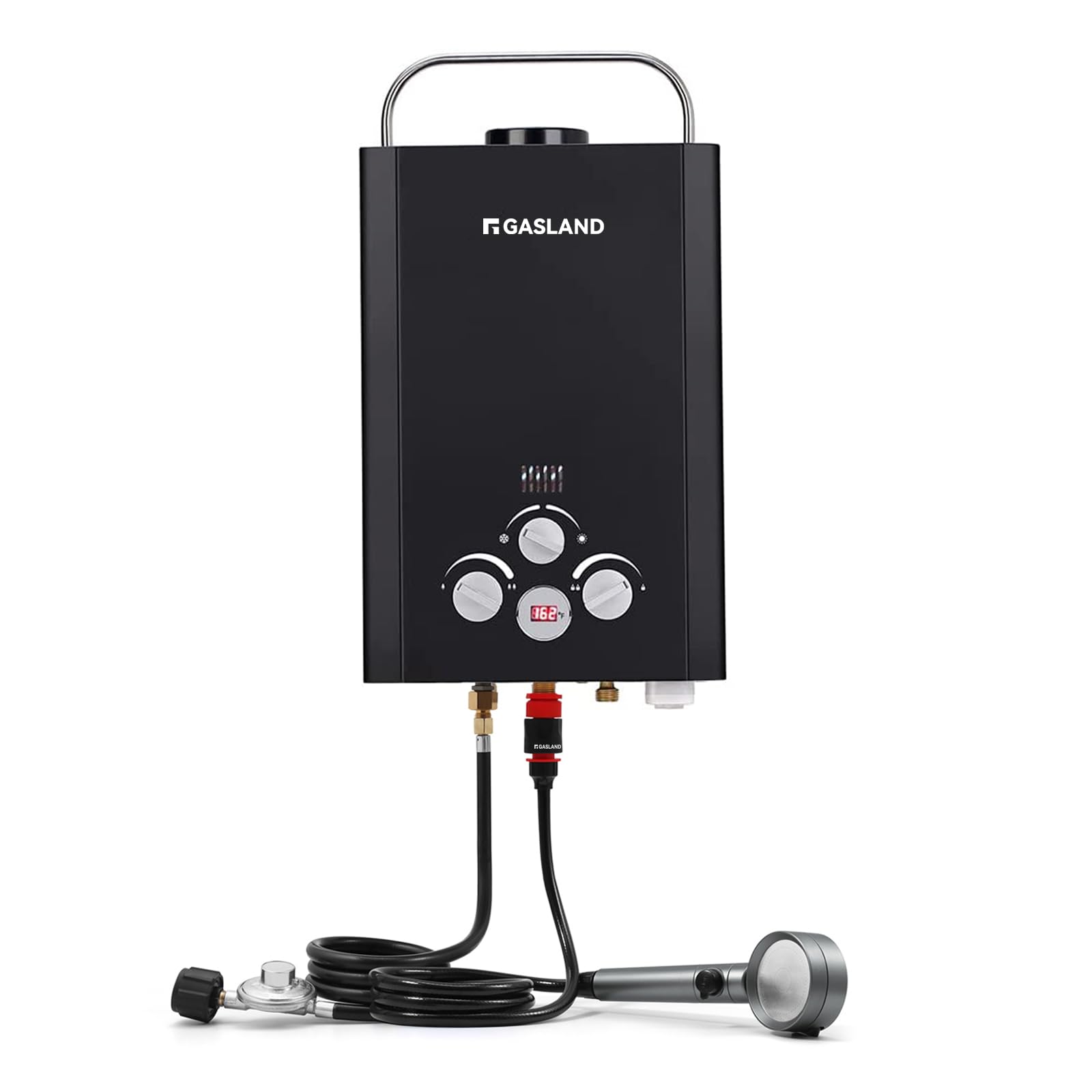GASLAND BE158B Portable Tankless Water Heater,1.58GPM 6L,Black | CSA Certified, 