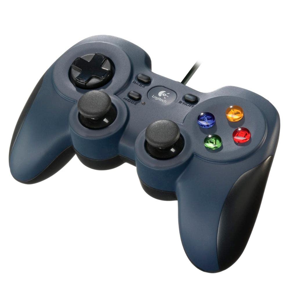 Logitech G F310 Wired Gamepad Console Like Layout 4 D-Pad - Blue/Black - Windows