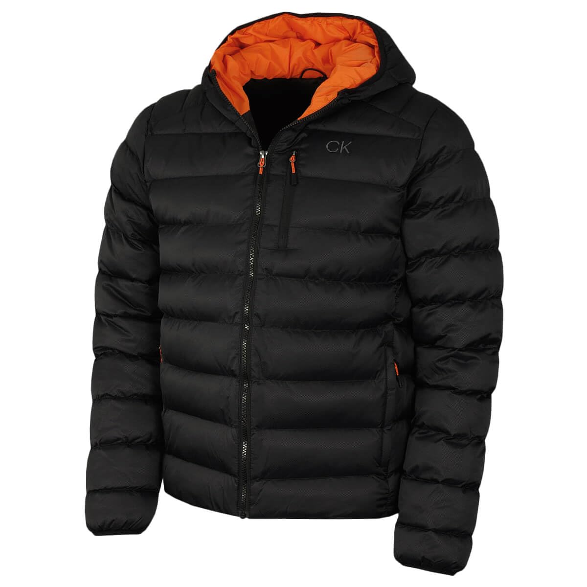 Calvin Klein Mens 2026 San Gabriel Padded Woven Jacquard Jacket