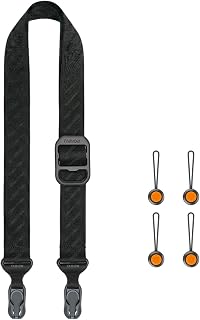 TARION Quick Release Magnetic Camera Neck Strap Magislide | Four Dyneema Cord Safety Anchors, 110 lb Load Capacity, 33-56 inches Adjustable, for DSLR SLR Mirrorless Cameras