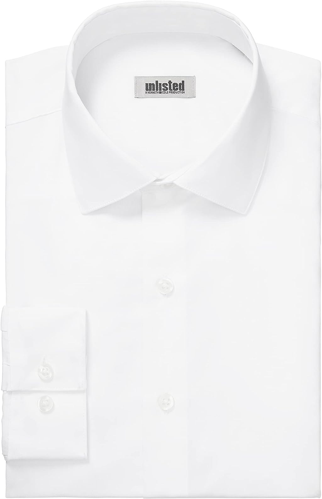 Kenneth Cole Unlisted Men's Slim Fit Solid Dress Shirt - Amazon Exclusive