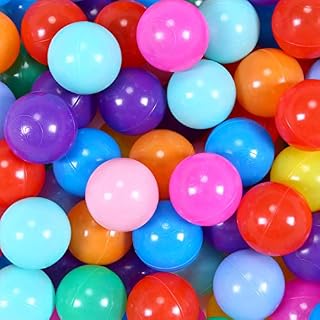 STARBOLO Ball Pit Balls 100 200 500 Balls for Kids - Crush Proof Plastic Children's Toy Balls Ocean Balls for Birthday Christmas Parties Games Pool