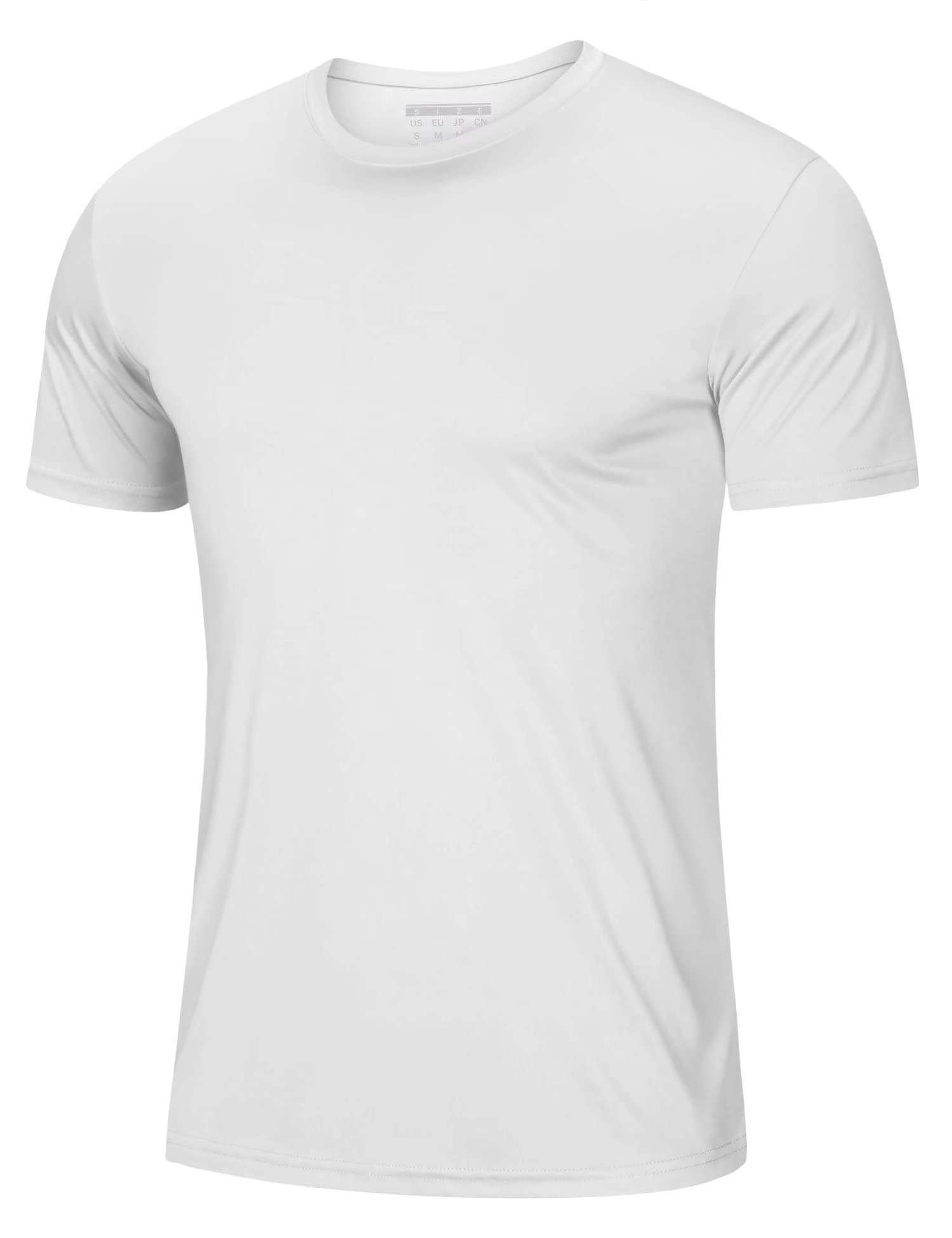 MAGCOMSEN Herren-T-Shirt, kurzärmelig, LSF 50+, schnelltrocknend, Rashguard, ath
