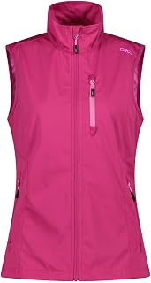 CMP Softshell Waterproof Vest, Woman, Geraneo-Malva, 46
