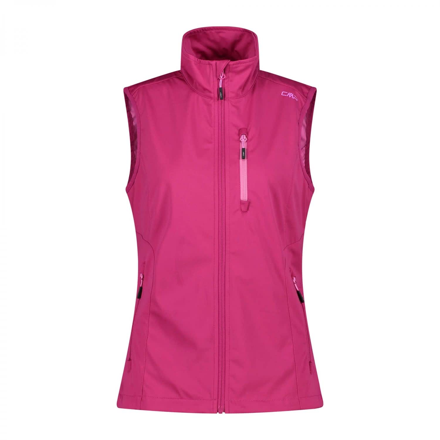 CMP Softshell Waterproof Vest, Woman, Geraneo-Malva, 46