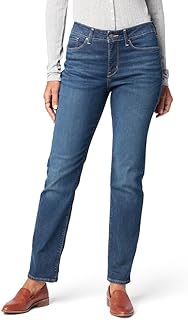 Levi Strauss Signature Gold - Totally Shaping Straight Jeans, Women's Jeans
