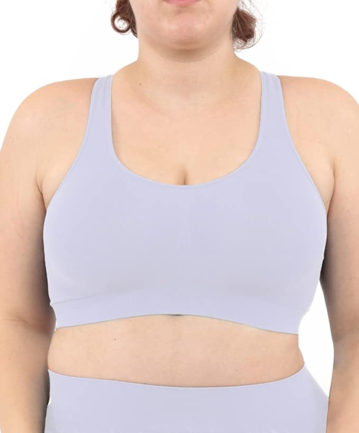 LEELA LAB Plus Size Women's Bralette, Wirefree Bra Ensures Support Without Tight