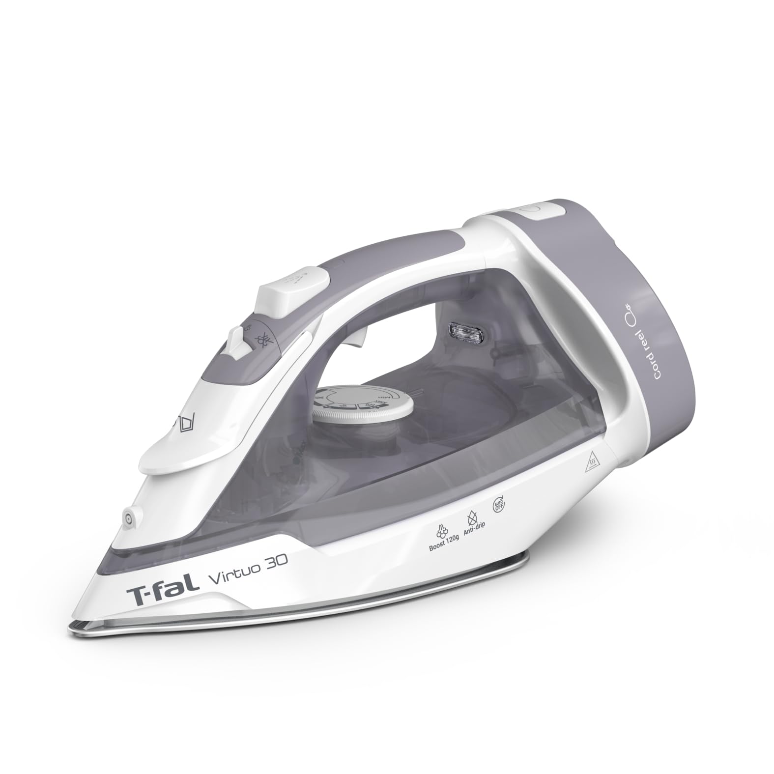 T-fal Virtuo Steam Iron for Clothes with Retractable Cord | Portable Iron and St