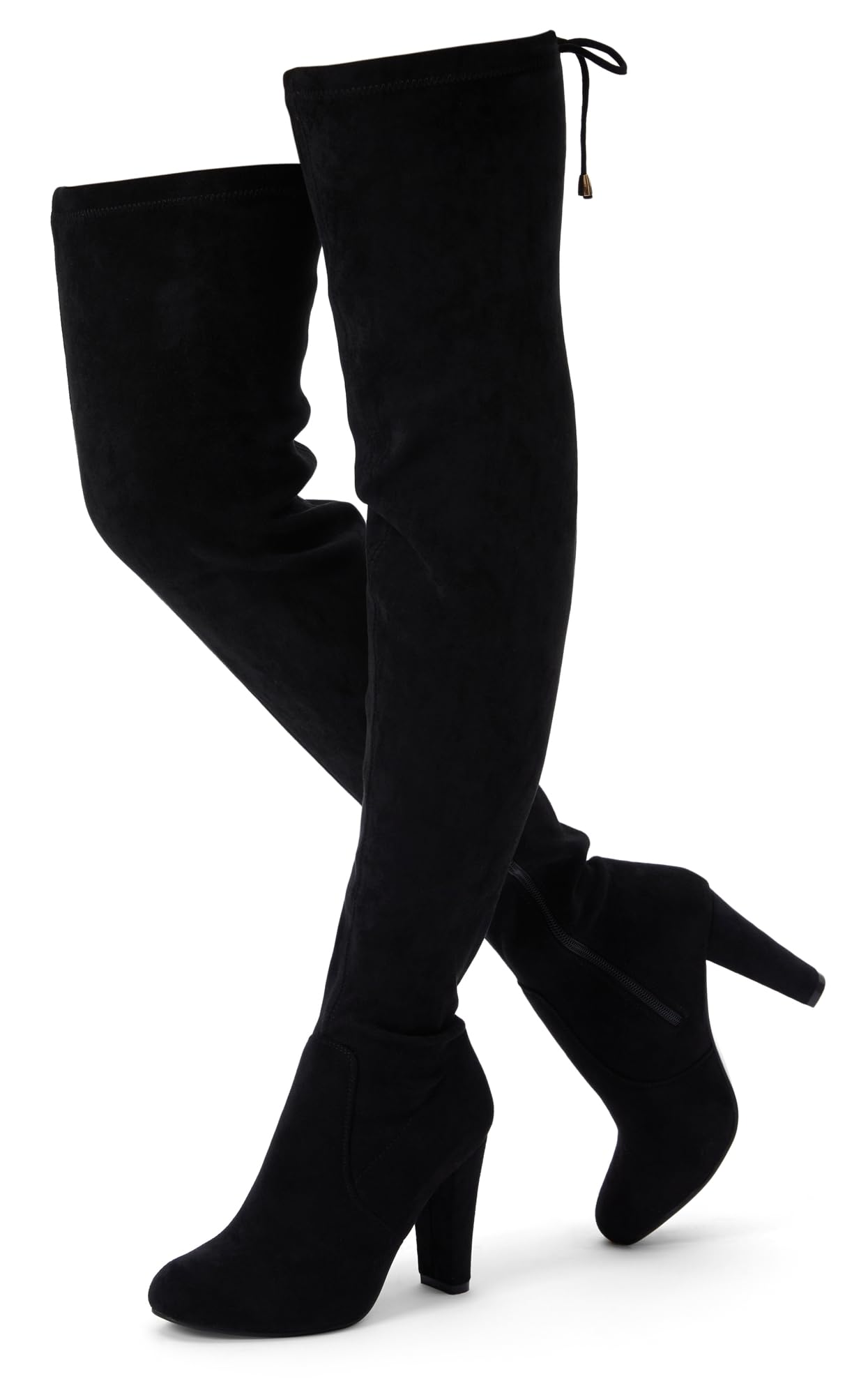 Vepose Women's Over the Knee Thigh High Long Boots with Block Heel