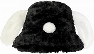 Cute Winter Dog Ear Flap Hat - Warm Plush Cartoon Beanie with Ear Protection Thick Fleece Lined Ski Riding Cap