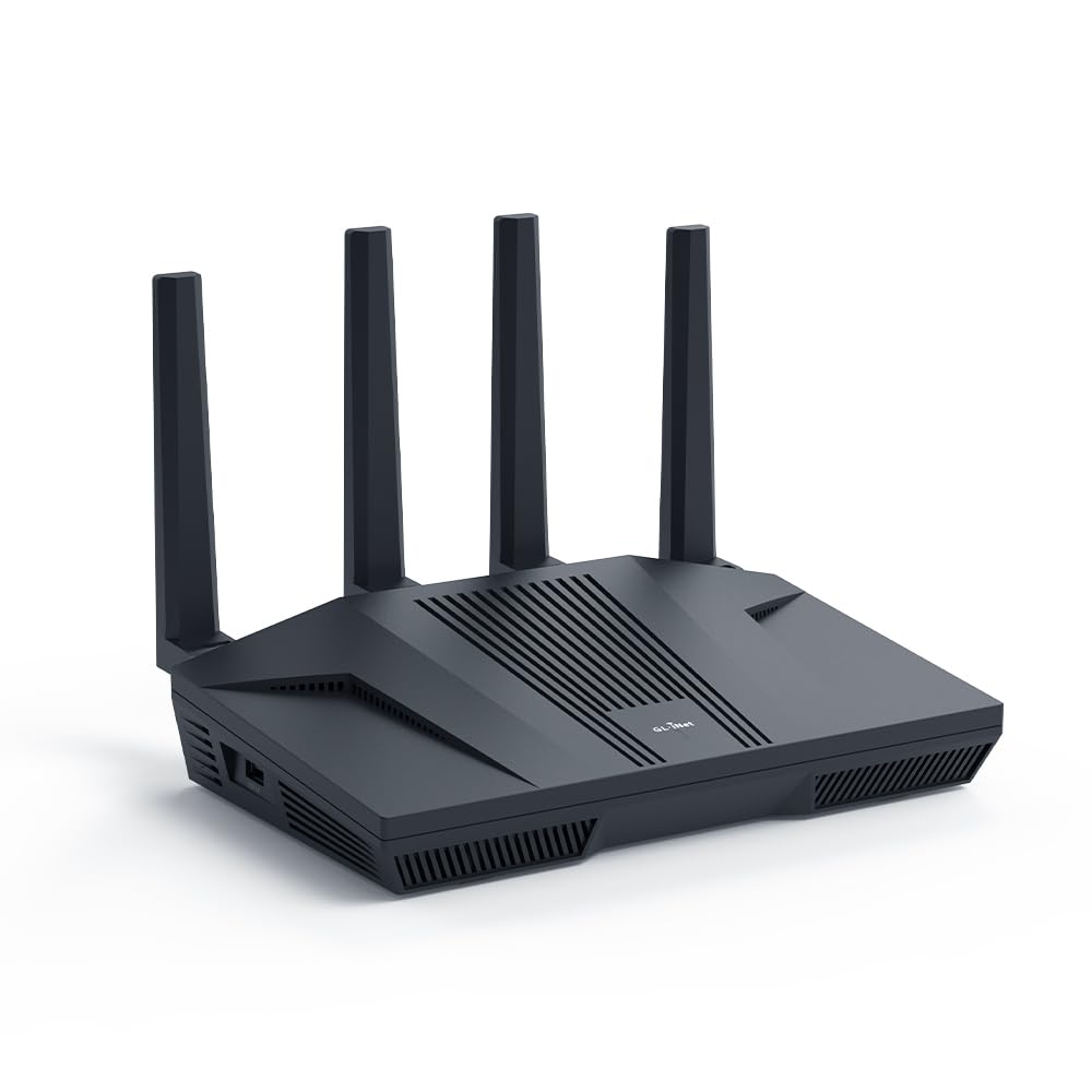 GL.iNet GL-MT6000 Flint 2 Wi-Fi 6 Gaming Router Dual 2.5G Ports | 8-stream Wi-Fi