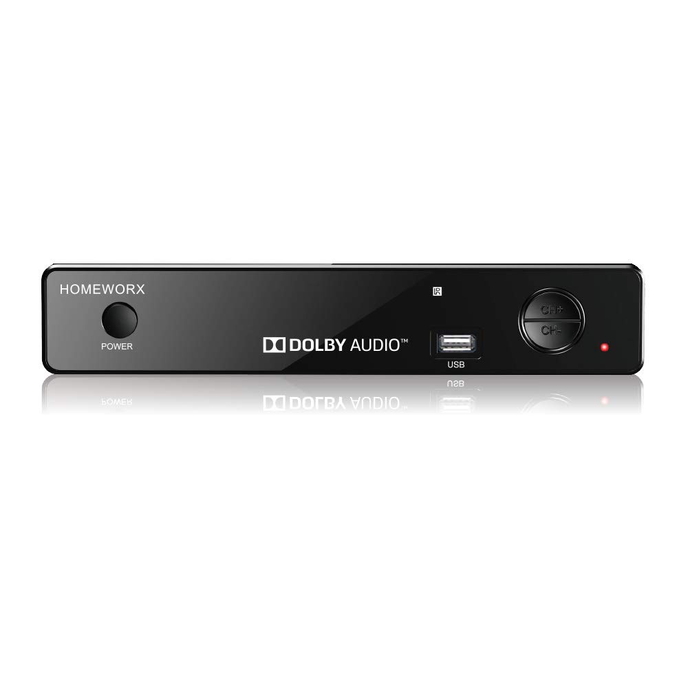Mediasonic HomeWorx ATSC Digital Converter Box with TV Tuner, TV Recording, USB 