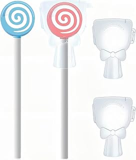 Y-Kelin Kids Tongue Scraper Cleaner，Lollipop Shape Soft Silicone Brush, Clean the Whole Tongue, BPA Free(2 Pack)
