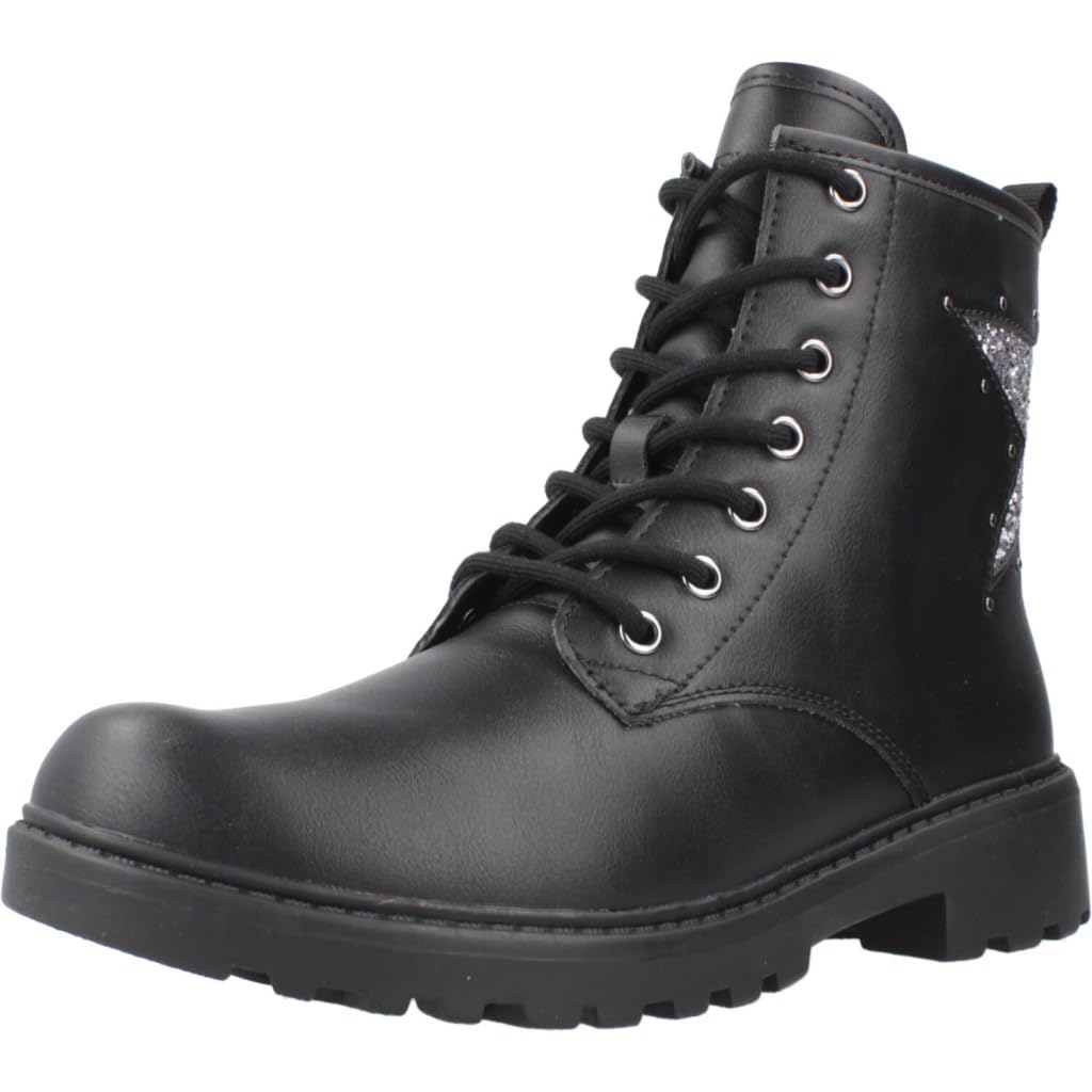 Geox Girls' J Casey Girl G Ankle Boots, White