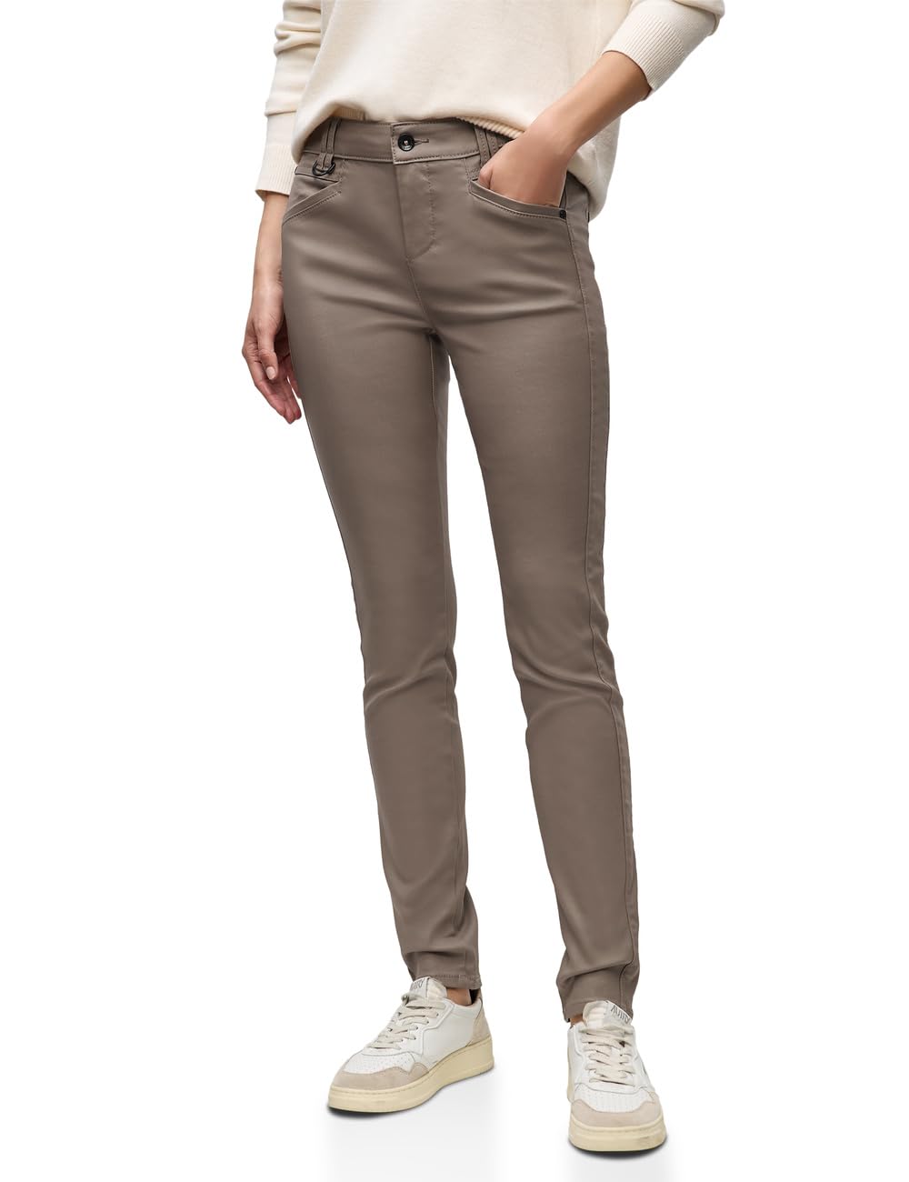 Street One - 3715973 Women's Slim and Lined Trousers