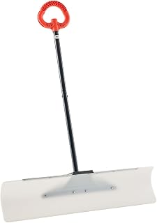 VEVOR Snow Pusher Shovel, Durable Plastic Winter Shovels, Portable Snow Removal Tool for Driveway (Regular, 36 inch)