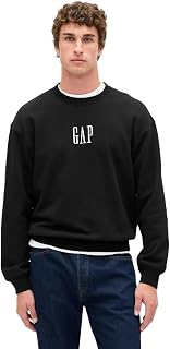 Gap Men's Crewneck Fleece Sweatshirt with Logo