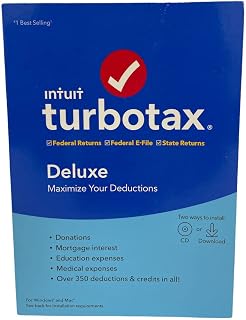 Turbotax Deluxe + State 2019