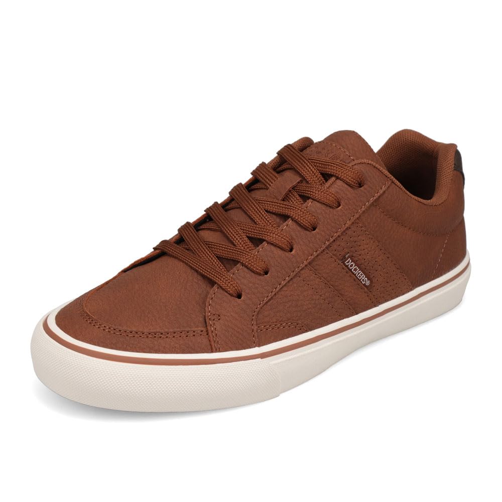 Dockers Curtis Wax, Zapatillas Hombre, Bronceado/marrón, 43 EU