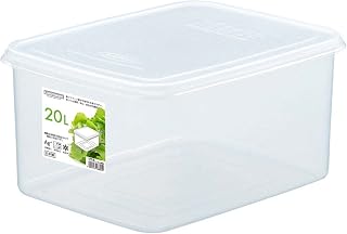 Iwasaki Industries B-889 KB Lastroware Storage Container, Jumbo Case, LL, Deep Type, Large Capacity, With Lid, Antibacterial, 5.3 gal (20 L), Made in Japan