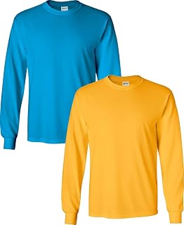 Gildan Ultra Cotton 6 oz. Long-Sleeve T-Shirt (G240) NAVY