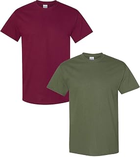 Gildan Men's Heavy Cotton T-Shirt, Style G5000 (Pack of 3) T-Shirt (Pack of 3)