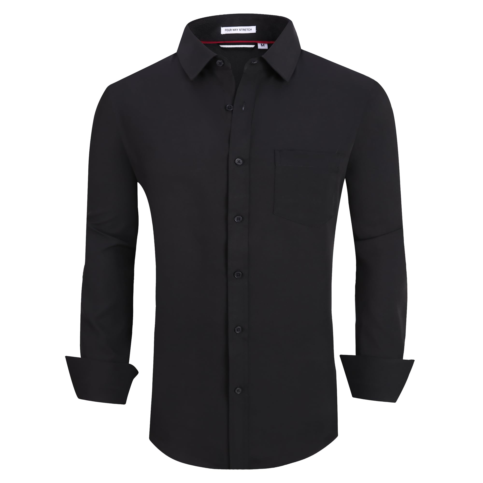 Alex Vando Men's Long Sleeve Button Down Shirt Regular Fit