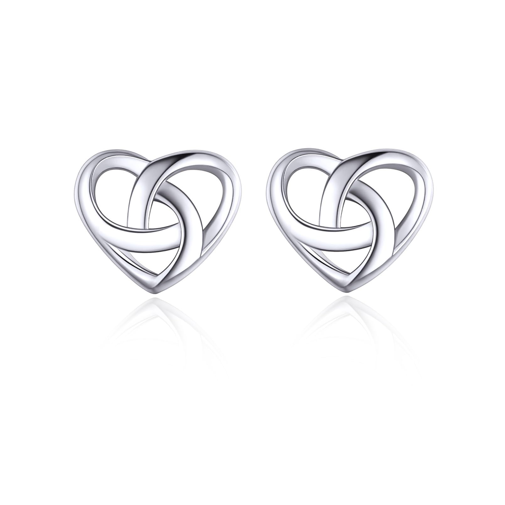 ChicSilver Celtic Earrings for Women Hypoallergenic Sterling Silver Stud Earring