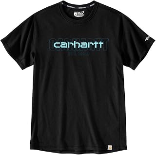 Carhartt Men's Force Relaxed Fit Midweight Short-Sleeve Logo Graphic T-Shirt